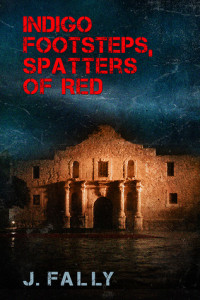 Indigo Fooststeps, Spatters of Red