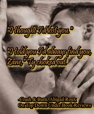 Crash and Burn 2nd Kissing Quote