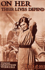 WWI women working